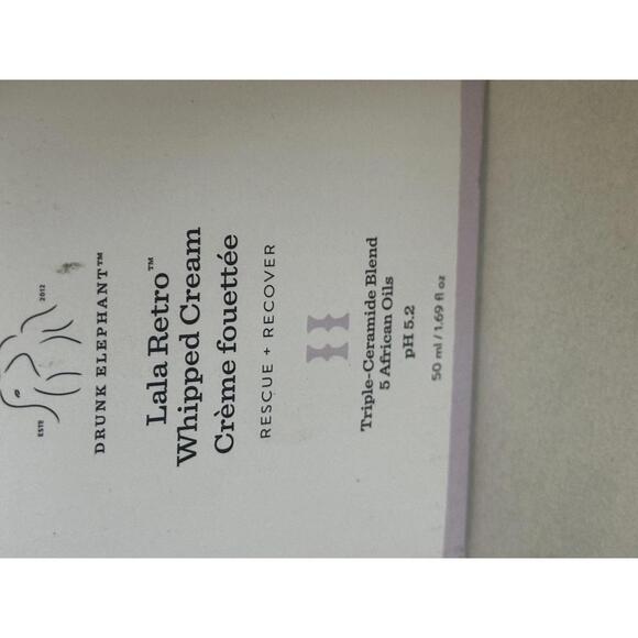 Drunk Elephant Lala Retro Whipped Cream - Rescue + Recover 1.69 oz - Picture 2 of 3